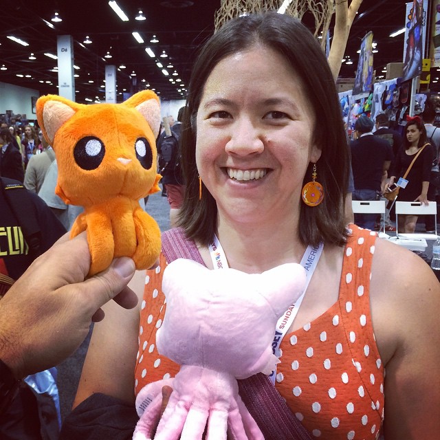 Such cute tentacle kitties at WonderCon!
