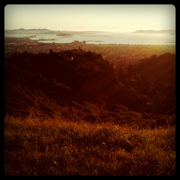 Sunset over the Bay