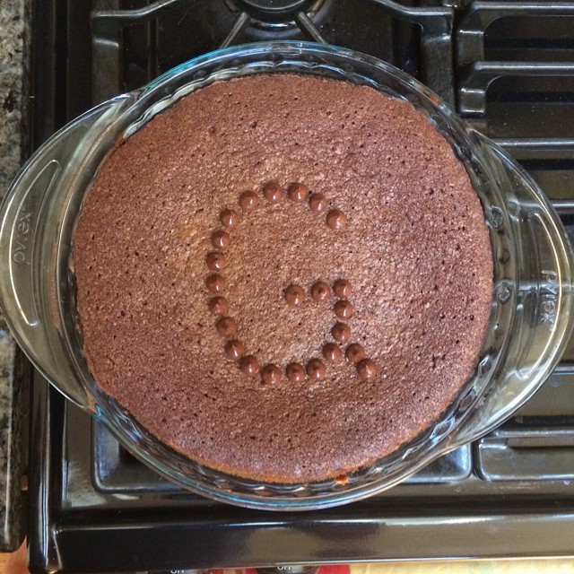 Thanks for the birthday brownie Naomi!