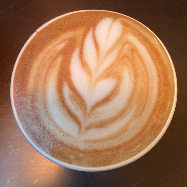 The lady's almond milk mocha