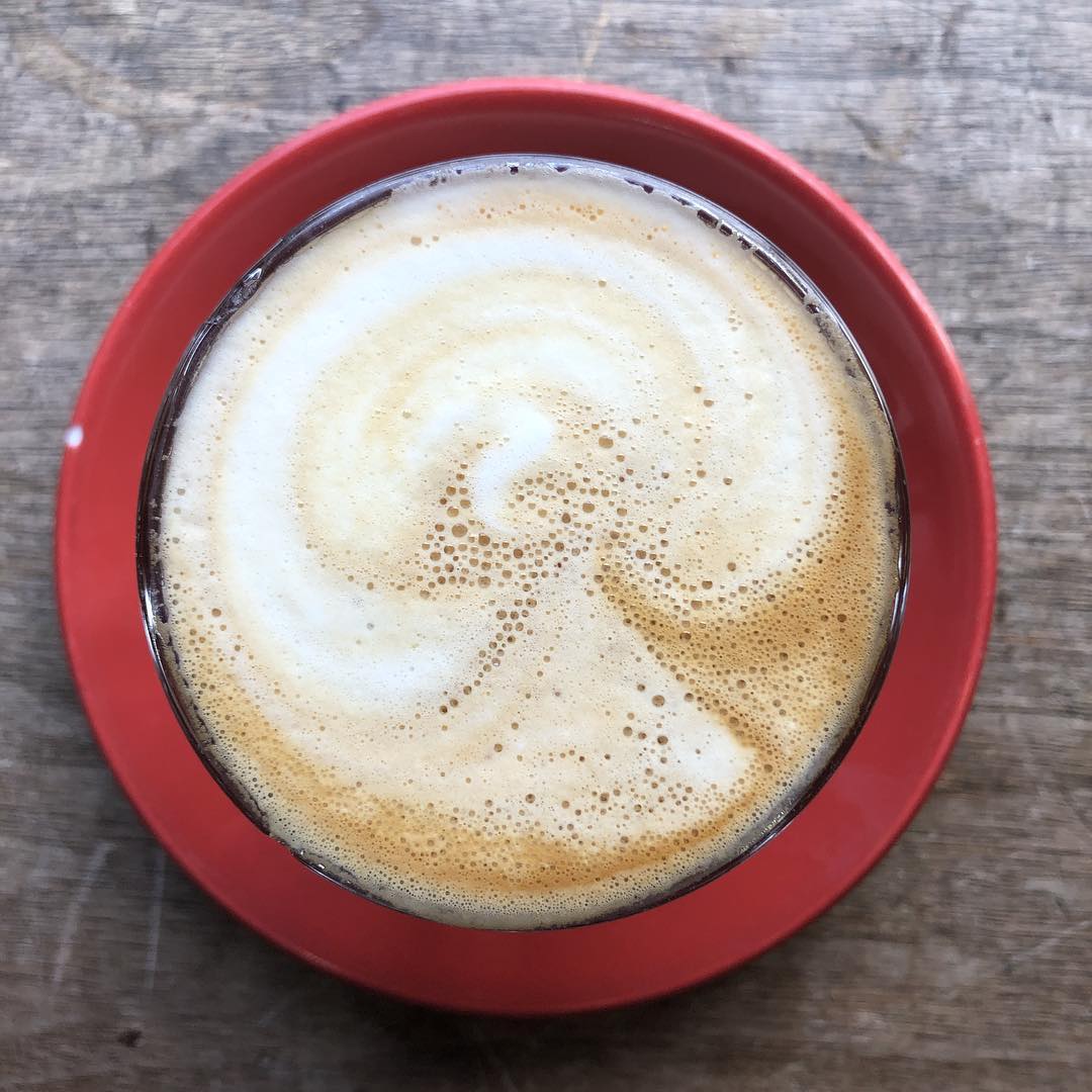 They say the air quality in the Bay Area is the worst in the world right now. People walking around with masks everywhere. The coffee is still good though :)