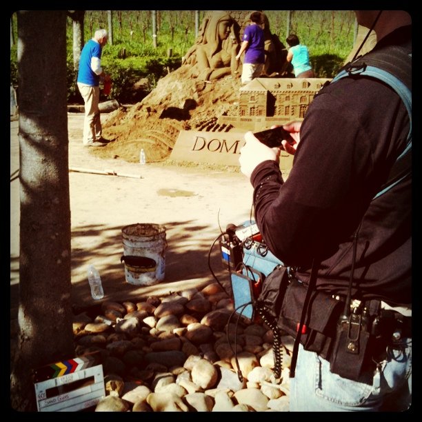 Travel Channel filming Sand Guys