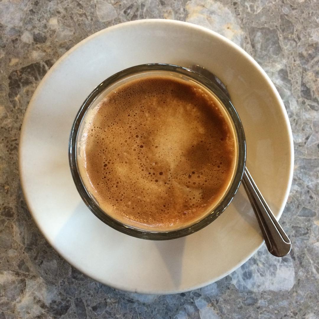 Trying cortado at new place