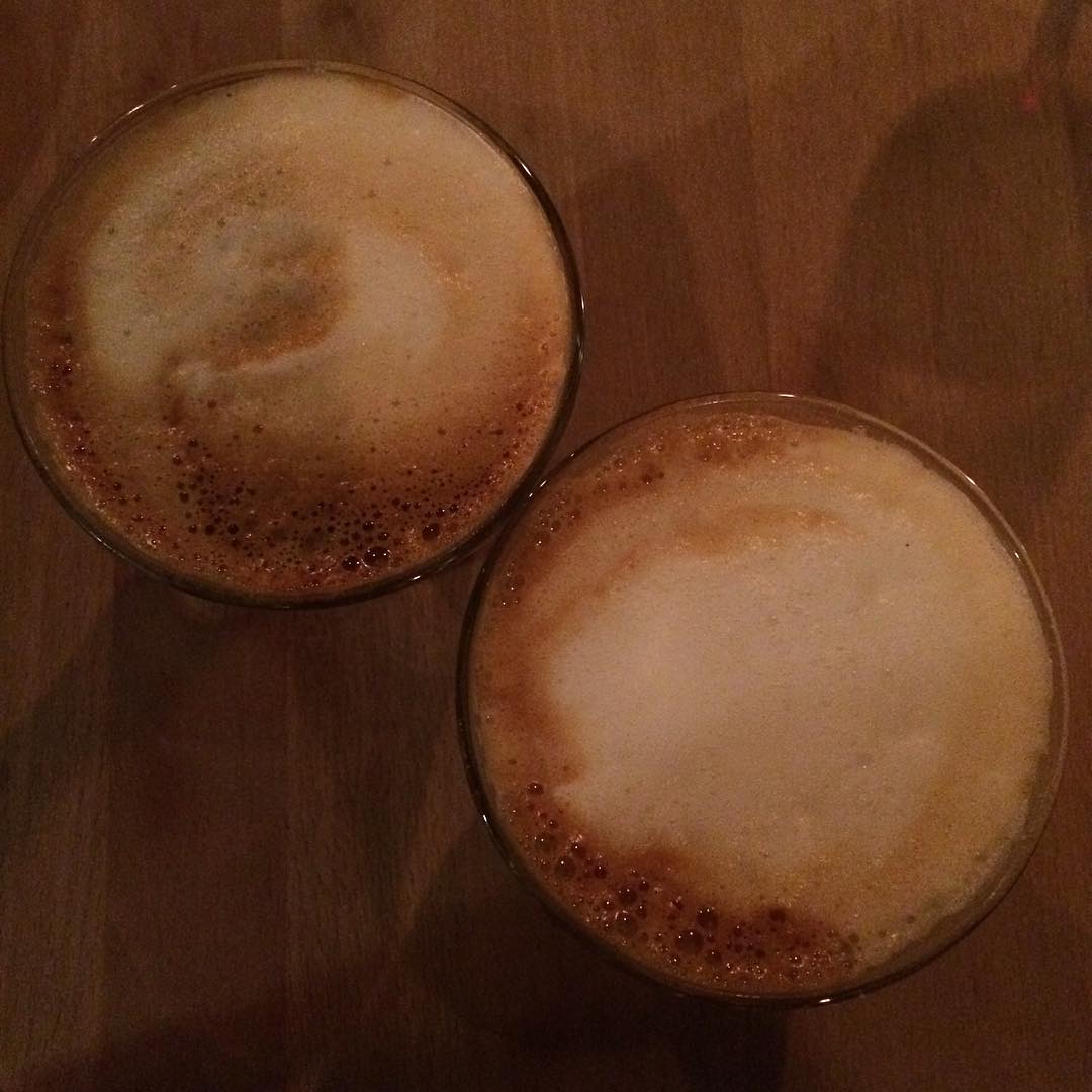 Valentine's Day cappuccinos