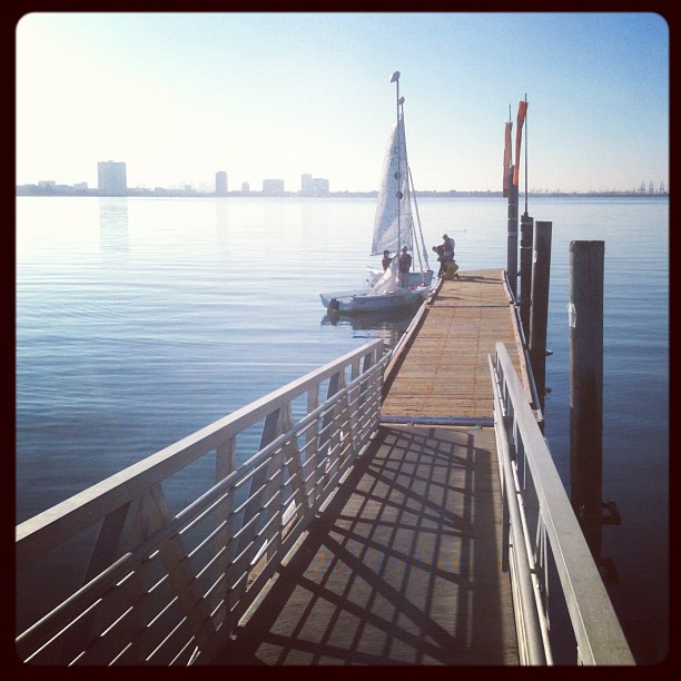 Very quiet morning for a dinghy lesson
