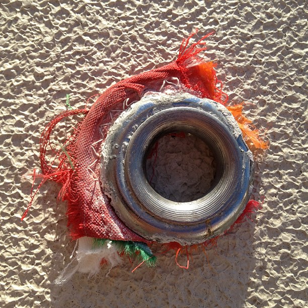 What's left of the head of our spinnaker